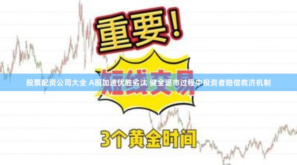 股票配资公司大全 A股加速优胜劣汰 健全退市过程中投资者赔偿救济机制