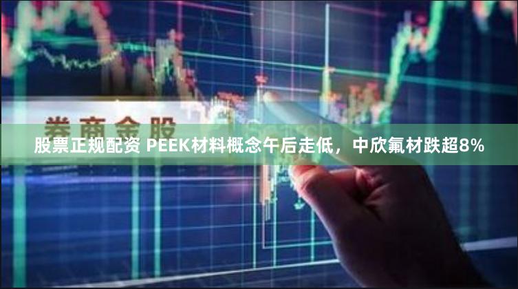 股票正规配资 PEEK材料概念午后走低，中欣氟材跌超8%